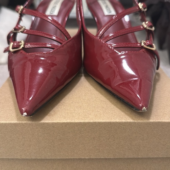Steve Madden Red Patent Heels - Picture 2 of 4